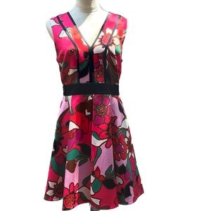 Ted Baker Arilina Pinata Bright Pink Skater Dress
